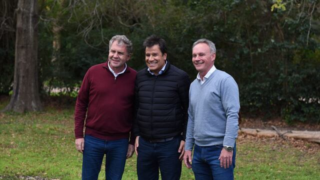 Manes dio un fuerte respaldo a la lista de Galimberti y Schneider