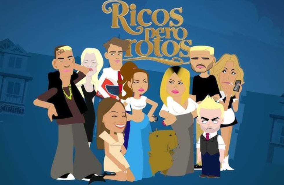 Dónde ver “Ricos pero Rotos”, la serie animada sobre Wanda Nara, Mauro Icardi y la China Suárez que es furor