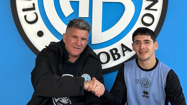 Ulises Sánchez extendió por un año más su contrato con Belgrano (Prensa Belgrano)