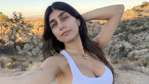 Mia Khalifa se sumó a una tendencia que ya lucieron Oriana Sabatini y Dua Lipa