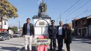Un busto y monolito recuerda al general Manuel Nicolás Savio en la ciudad jujeña de Palpalá. Allí hubo un acto a 76 años de su fallecimiento.