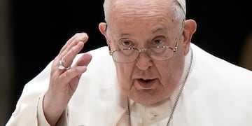 El papa Francisco (Foto AP/Andrew Medichini)