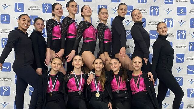 El equipo de Akros se quedó con varios títulos nacionales, de gimnasia artística.