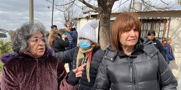 Patricia Bullrich recorrió zonas de Rosario y habló sobre un plan para luchar contra el narcotráfico.