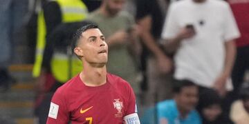 Cristiano Ronaldo y los rumores de un posible conflicto en Portugal. Foto: AP.