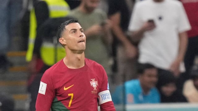 Cristiano Ronaldo y los rumores de un posible conflicto en Portugal. Foto: AP.