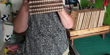 Gisel Godoy y su microemprendimiento "La Casa del Cuaderno"