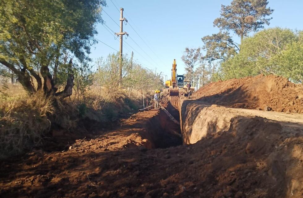 Ramona: el Gobierno Provincial reactivó la obra de cloacas