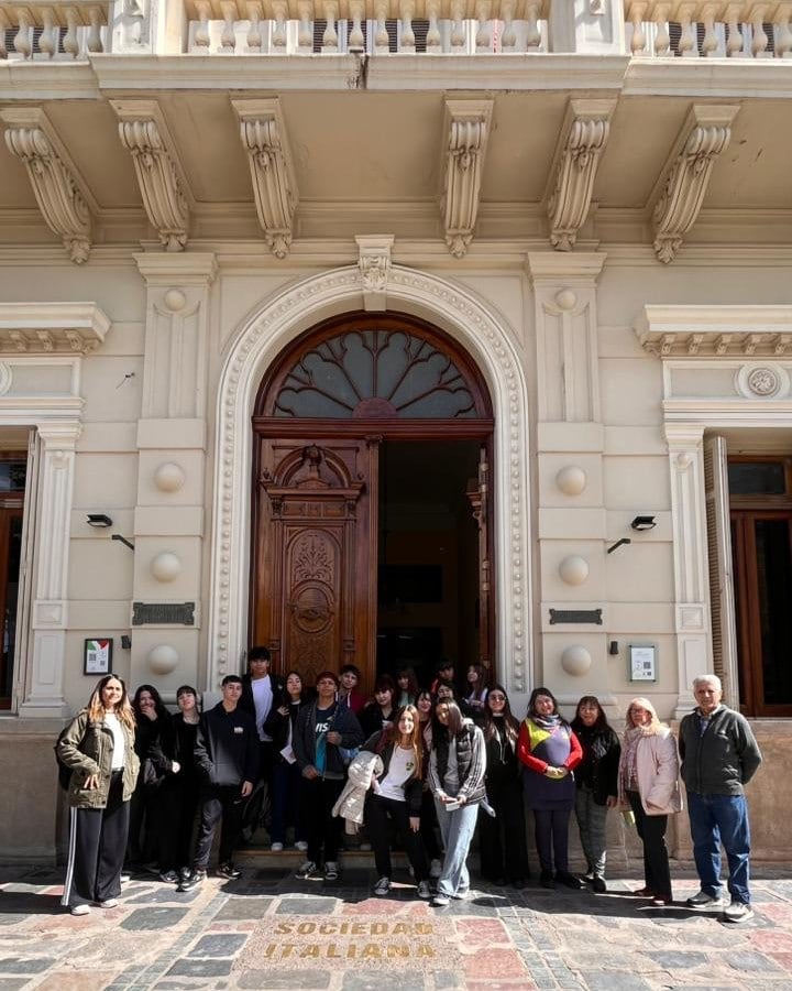 Visita de alumnos a la Sociedad Italiana