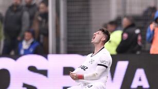 Matías Giménez metió el segundo para Independiente.