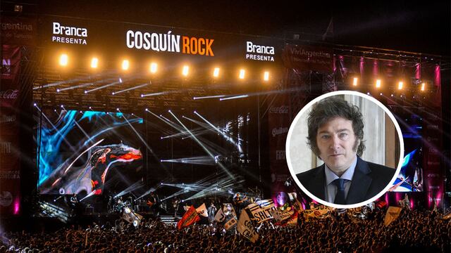 Javier Milei apuntó otra vez contra el Cosquín Rock.
