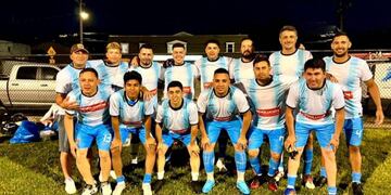 El equipo San Juan F.C. está compuesto por 8 sanjuaninos y juegan en Nueva York, Estados Unidos.
