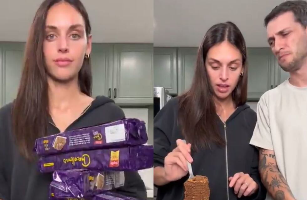 Una influencer mojó las galletitas de la chocotorta en mate cocido y estalló la polémica: ¿inclusión forzada o marketing?
