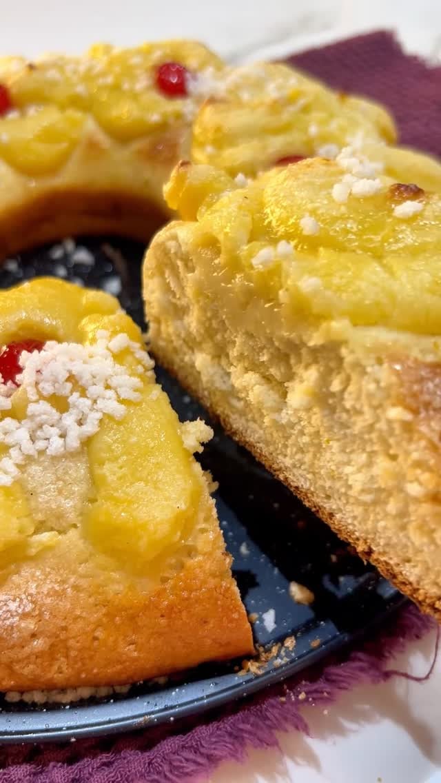Así queda la Rosca con esta receta.