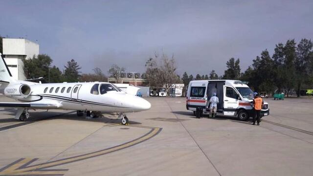 El avión sanitario de la provincia realizó el traslado seguro y rápido del menor.