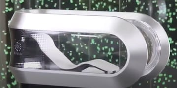 El prototipo de la bañera inteligente creada por Japón.