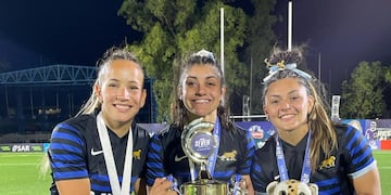 Andrea Moreno, Candela Delgado y Azul Medina