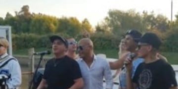 Clemente Rodríguez en la clandestina de Nordelta. (Foto: Clarín)