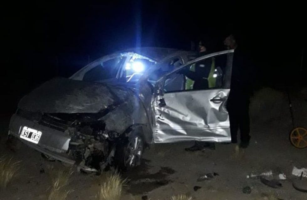 Murió joven caletense al volcar en la Ruta 40