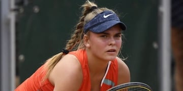 Sara Bejlek. La tenista de 16 años tiene un gran futuro en el deporte.