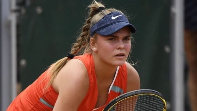 Sara Bejlek. La tenista de 16 años tiene un gran futuro en el deporte.