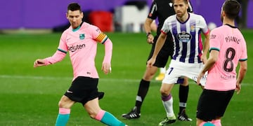 Messi ante el Valladolid tiene la chance de superar a Pelé y su récord de goles en un mismo club. / Gentileza.