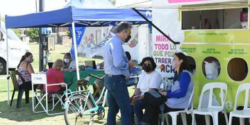 Luis Castellano recorrió Rafaela en Acción