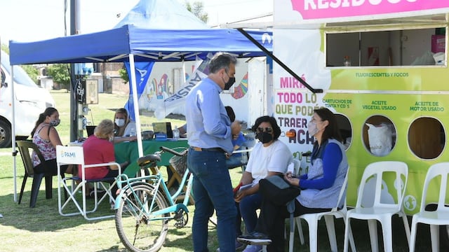 Luis Castellano recorrió Rafaela en Acción