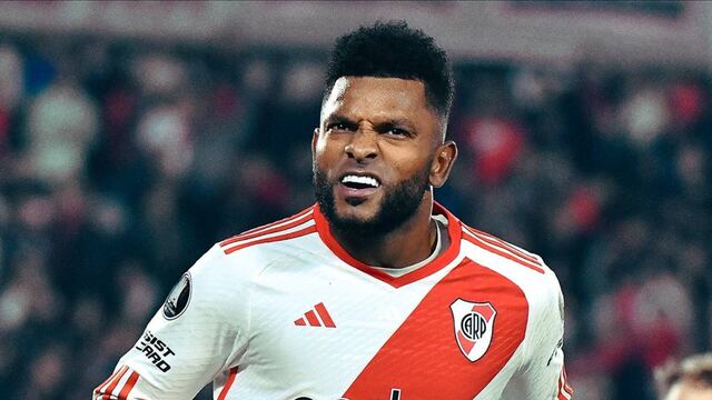 Miguel Borja se lesionó (River)