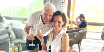 Elina Fernández y Eduardo Constantini celebraron 3 años de casados.