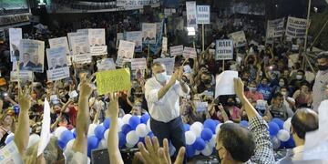 Jaldo participó de un acto en Simoca.
