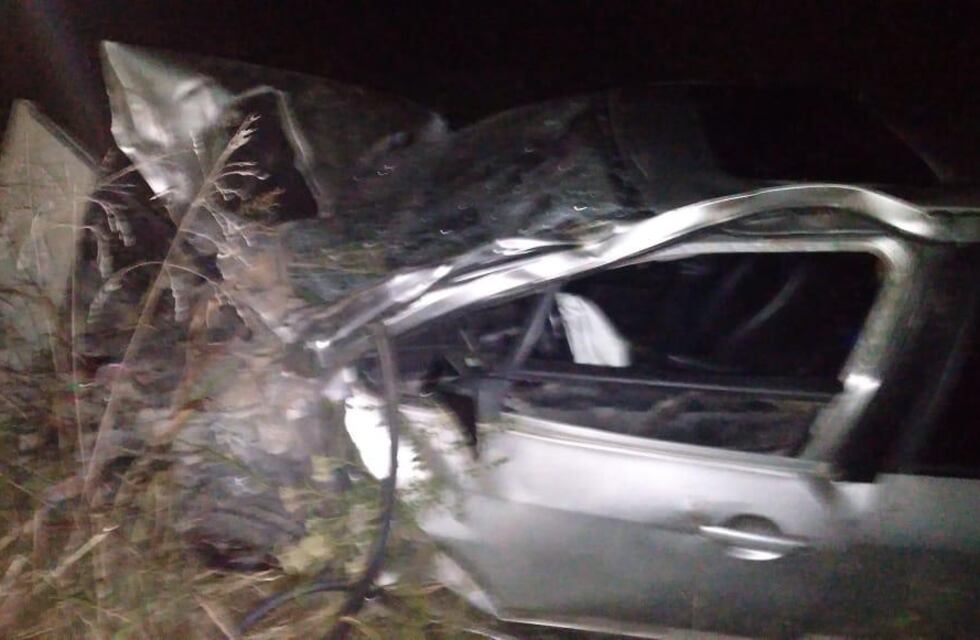 El Arañado: un hombre de 38 años falleció en un accidente vial sobre ruta 13