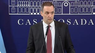 El vocero presidencial, Manuel Adorni. Foto: Captura de video