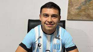Tomás Castro es refuerzo de Racing. (Prensa Racing).