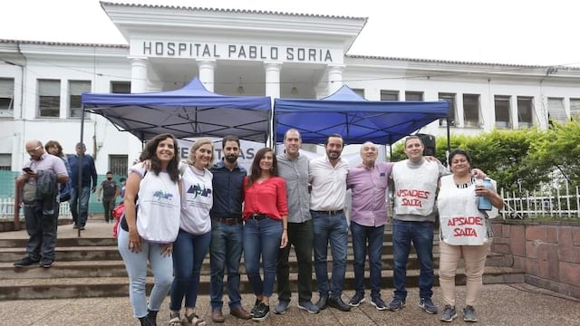 En la jornada de protesta de este martes se presentó en Jujuy la Federación Sindical Nacional de Trabajadores y Trabajadoras de la Salud (Fesintras), a cargo de dirigentes de Apuap (Jujuy), Cicop (Buenos Aires) y Apsades (Salta).