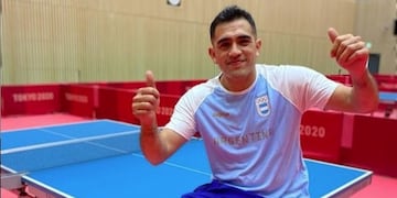Gastón Alto, a horas de su debut en tenis de mesa, manifestó su alegría y confianza en estos Juegos Olímpicos de Tokio.