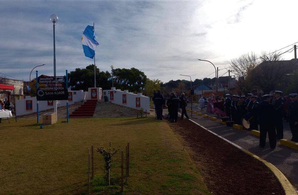 Punta Alta: residentes sanjuaninos celebraron el 460 aniversario de la provincia