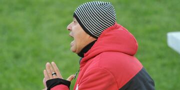 El DT Marcelo Vázquez reconoció que Instituto jugó un mal partido (Foto: Javier Ferreyra).