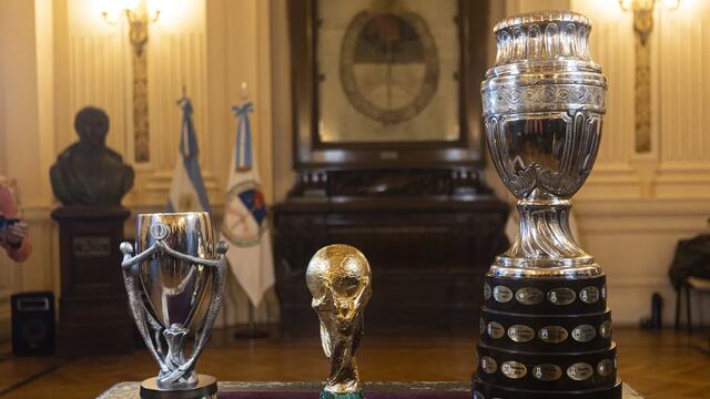 La Finalíssima, la preciada Copa del Mundo FIFA y la Copa América, en su primera escala en Jujuy: el Salón de la Bandera.