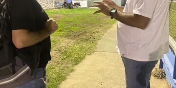 Hugo Morel recorrió las instalaciones de Peñarol