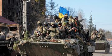 La ciudad ucraniana de Irpin fue recientemente recuperada por las fuerzas de Ucrania después de permanecer tomadas por los rusos desde el comienzo de la guerra. (Efrem Lukatsky/AP )