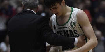 Atenas perdió con San Lorenzo y descendió en la Liga Nacional. (Federico López Claro)