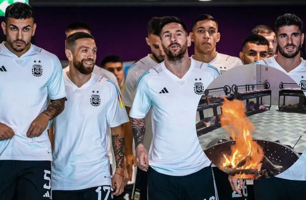Mundial 2022: cómo fue el primer asado de la Selección Argentina en Qatar