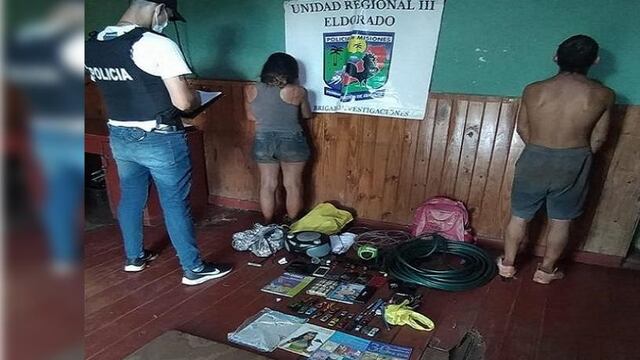 Terminaron detenidos tras ser sospechados del robo a una escuela en Eldorado.