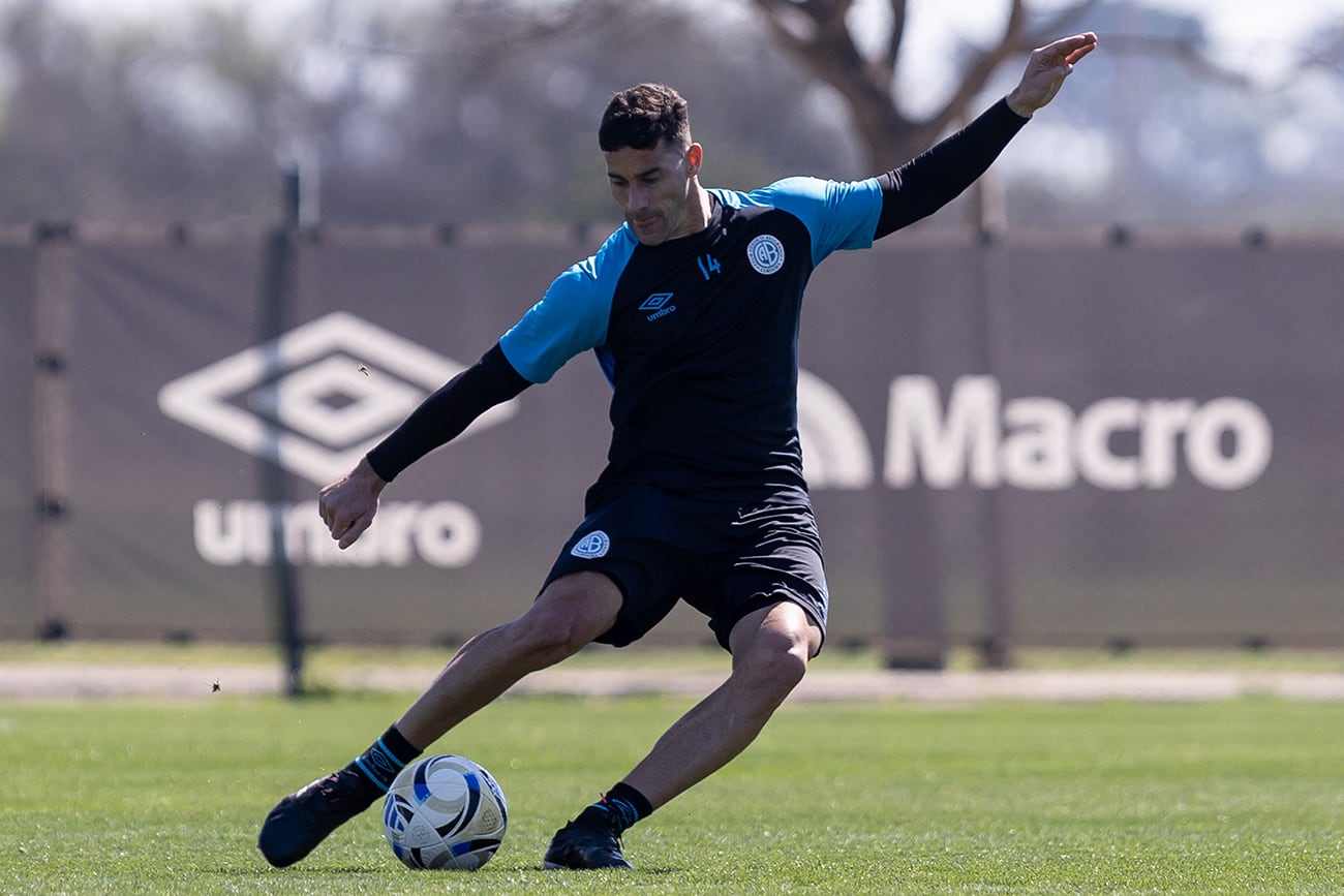 Leonardo Morales jugador de Belgrano. Prensa Belgrano