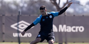 Por una contractura, el "Yacaré" Leonardo Morales es duda en Belgrano.