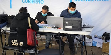 Operativo de documentación en Punta Alta