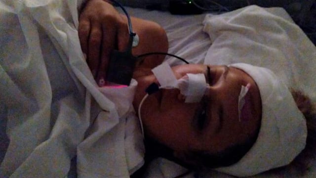 Micaela fue atacada por un salvaje delincuente que quería robarle su bici.