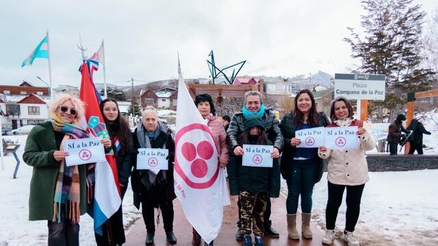 Ushuaia: realizaron el acto por el Día internacional de la Paz