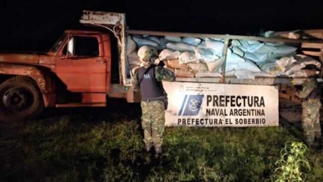 Incautan contrabando de maíz en El Soberbio.